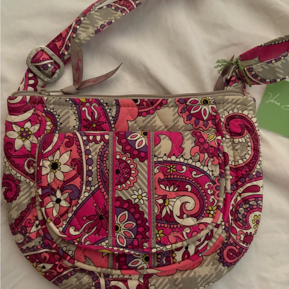 NWT Vera Bradley “Lizzy” Pink and Tan Women's Bag